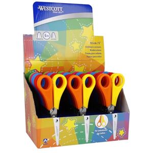 Westcott 2151s Ciseaux pour enfants avec dentelle pour droitiers et gauchers, 13 cm, dimensions Lot de 30 Assorties 5 cm - Publicité Westcott 2151s Ciseaux pour enfants avec dentelle pour droitiers et gauchers, 13 cm, dimensions Lot de 30 Assorties 5 cm - Publicité