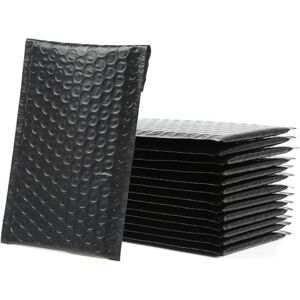 SULOLI 24pcs Sac à Bulles en Polyéthylène Remplissage Enveloppe Étanche 11x15cm Enveloppes Bulles Matelassée pour Emballage Expédition Auto-Scellant (Noir) - Publicité SULOLI 24pcs Sac à Bulles en Polyéthylène Remplissage Enveloppe Étanche 11x15cm Enveloppes Bulles Matelassée pour Emballage Expédition Auto-Scellant (Noir) - Publicité