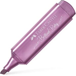 Faber-Castell Surligneur Textliner 46 Metallic rubin - Publicité Faber-Castell Surligneur Textliner 46 Metallic rubin - Publicité