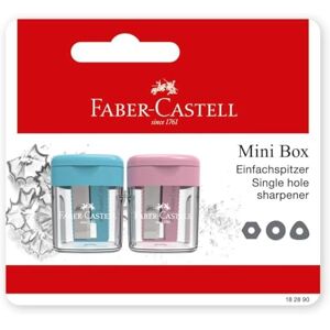 Faber-Castell Taille-crayon avec réservoir Mini Box 2 unités couleurs assorties - Publicité Faber-Castell Taille-crayon avec réservoir Mini Box 2 unités couleurs assorties - Publicité