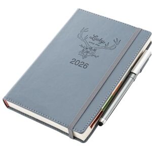 Donfulfip Agenda 2026 A5 une page par jour, agenda scolaire 2026 une page par jour, de janvier à décembre, planificateur quotidien et mensuel, journal organisateur avec set de stylos, autocollants - Publicité Donfulfip Agenda 2026 A5 une page par jour, agenda scolaire 2026 une page par jour, de janvier à décembre, planificateur quotidien et mensuel, journal organisateur avec set de stylos, autocollants - Publicité