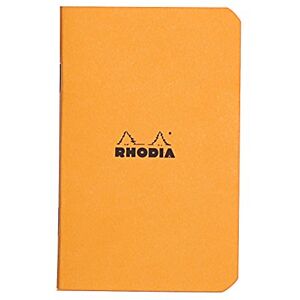 Rhodia 119158C Carnet Piqué Orange 7,5 x 12 cm Petits Carreaux 48 pages Papier Clairefontaine Blanc 80 g/m² Couverture en Carte Enduite Souple, Résistante et Imperméable Classic - Publicité Rhodia 119158C Carnet Piqué Orange 7,5 x 12 cm Petits Carreaux 48 pages Papier Clairefontaine Blanc 80 g/m² Couverture en Carte Enduite Souple, Résistante et Imperméable Classic - Publicité