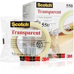 Scotch Ruban Adhésif Transparent 10 Rouleaux, 15 mm x 66 m Transparent à Usage Général pour l'Ecole, la Maison et le Bureau - Publicité Scotch Ruban Adhésif Transparent 10 Rouleaux, 15 mm x 66 m Transparent à Usage Général pour l'Ecole, la Maison et le Bureau - Publicité