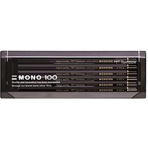 Tombow MONO-100-9H Lot de 12 Crayons graphite MONO 100, dureté 9H - Publicité Tombow MONO-100-9H Lot de 12 Crayons graphite MONO 100, dureté 9H - Publicité