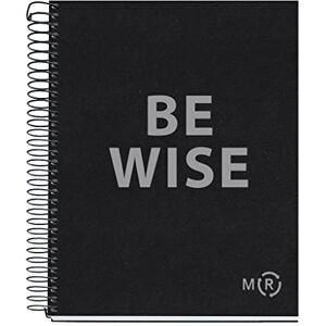 Miquelrius Carnet A5 Be Eco, 80 Feuilles 90 g/m², Quadrillage 5 x 5 mm, 1 Bande Couleur, 2 Trous, Couverture Recyclée, Noir Anthracite - Publicité Miquelrius Carnet A5 Be Eco, 80 Feuilles 90 g/m², Quadrillage 5 x 5 mm, 1 Bande Couleur, 2 Trous, Couverture Recyclée, Noir Anthracite - Publicité