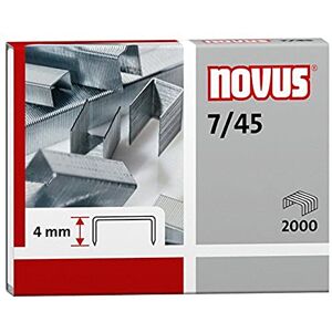 Novus Agrafes 7/45 Zingué Contenu: 2000 Pièces - Publicité Novus Agrafes 7/45 Zingué Contenu: 2000 Pièces - Publicité