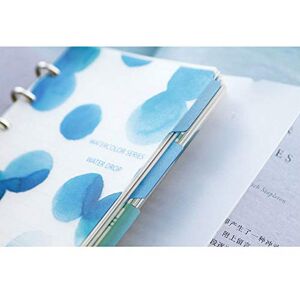 BLUGUL Transparent A5 Intercalaire en Plastique, 6 Trous, A5 Dividers, Aquarelle 10pcs - Publicité BLUGUL Transparent A5 Intercalaire en Plastique, 6 Trous, A5 Dividers, Aquarelle 10pcs - Publicité