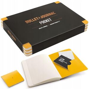 LEUCHTTURM1917 371629 Bullet Journal Pocket, 14,3x10,3 cm, 46 double pages numérotées, Pointillé, Yellow24, set de 3 - Publicité LEUCHTTURM1917 371629 Bullet Journal Pocket, 14,3x10,3 cm, 46 double pages numérotées, Pointillé, Yellow24, set de 3 - Publicité