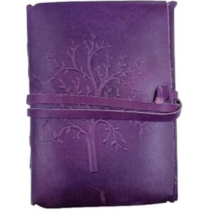 OVERDOSE Deckle Purple Leather Tree Journal Vintage Travel Journal for Men & Women Sketch Writing Diary Sketchbook Book of Shadows Handmade Deckle Edge Paper 5 x 7 inches 12 x 17 cm A6 - Publicité OVERDOSE Deckle Purple Leather Tree Journal Vintage Travel Journal for Men & Women Sketch Writing Diary Sketchbook Book of Shadows Handmade Deckle Edge Paper 5 x 7 inches 12 x 17 cm A6 - Publicité