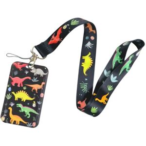SamHeng Imprimé Animal Lanière Tour de Cou avec Porte-carte, Porte-badge Coulissant avec Cordon pour d'Identification Clés Téléphone Protecteur de Carte pour Bureau Expositions École (Dinosaure) - Publicité SamHeng Imprimé Animal Lanière Tour de Cou avec Porte-carte, Porte-badge Coulissant avec Cordon pour d'Identification Clés Téléphone Protecteur de Carte pour Bureau Expositions École (Dinosaure) - Publicité