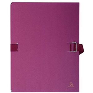 Exacompta Réf. 223279E 1 chemise à dos extensible en papier toilé couleur fermeture par sangle avec rabat en pied boucle à coulisseau cranté dim 24 x 32 cm couleur bordeaux - Publicité Exacompta Réf. 223279E 1 chemise à dos extensible en papier toilé couleur fermeture par sangle avec rabat en pied boucle à coulisseau cranté dim 24 x 32 cm couleur bordeaux - Publicité