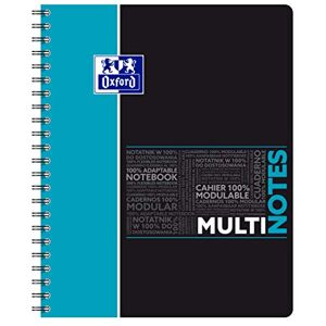 Oxford Etudiants Cahier Spirale Multinotes au Format A4+ 160 Pages Grands Carreaux Seyès Cahier avec 3 Intercalaires - Publicité Oxford Etudiants Cahier Spirale Multinotes au Format A4+ 160 Pages Grands Carreaux Seyès Cahier avec 3 Intercalaires - Publicité