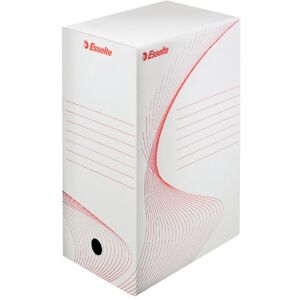 Esselte Boîte à Archive Standard, 150 mm, A4, Boîte Transfert, Carton Ondulé Sans Acide, Lot de 25, Capacité 1300 Feuilles, Blanc, 128602 - Publicité Esselte Boîte à Archive Standard, 150 mm, A4, Boîte Transfert, Carton Ondulé Sans Acide, Lot de 25, Capacité 1300 Feuilles, Blanc, 128602 - Publicité