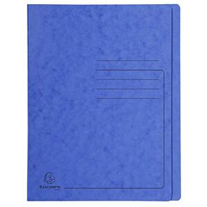 Exacompta Réf. 39992E Carton de 25 chemises à lamelle imprimées Iderama en carte lustrée 355 g/m² chemise certifiée FSC® dimensions 24 x 32 cm pour documents format A4 couleur bleu - Publicité Exacompta Réf. 39992E Carton de 25 chemises à lamelle imprimées Iderama en carte lustrée 355 g/m² chemise certifiée FSC® dimensions 24 x 32 cm pour documents format A4 couleur bleu - Publicité