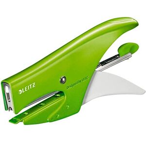 Leitz Pince Agrafeuse, Capacité 15 Feuilles, Corps en Métal Ergonomique, Agrafes Incluses, WOW, Vert, 55312054 - Publicité Leitz Pince Agrafeuse, Capacité 15 Feuilles, Corps en Métal Ergonomique, Agrafes Incluses, WOW, Vert, 55312054 - Publicité