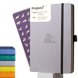 Dingbats* Notebooks Dingbats* Earth Carnet de Notes A5 Pointillé Moyen, Couverture Rigide, Journal en Cuir PU Fermeture élastique, Porte-stylo, Marque-page - Publicité Dingbats* Notebooks Dingbats* Earth Carnet de Notes A5 Pointillé Moyen, Couverture Rigide, Journal en Cuir PU Fermeture élastique, Porte-stylo, Marque-page - Publicité