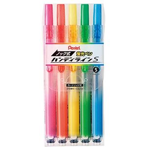 Pentel Knock Surligneur, maniable Ligne, Lot de 5 couleurs Sxns15–5) - Publicité Pentel Knock Surligneur, maniable Ligne, Lot de 5 couleurs Sxns15–5) - Publicité