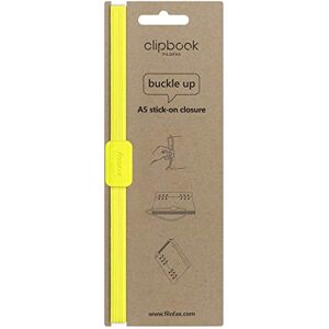 Filofax A5 Clipbook Fermeture élastique Jaune fluo - Publicité Filofax A5 Clipbook Fermeture élastique Jaune fluo - Publicité
