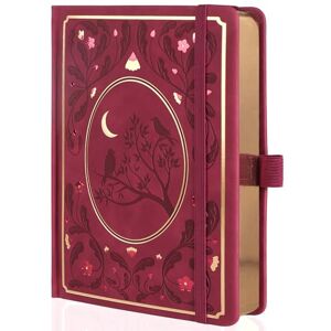 TIEFOSSI Journal ligné, carnets à couverture rigide A5 pour femmes, papier épais 100 g/m², 320 pages numérotées, pour organiser votre écriture - Publicité TIEFOSSI Journal ligné, carnets à couverture rigide A5 pour femmes, papier épais 100 g/m², 320 pages numérotées, pour organiser votre écriture - Publicité