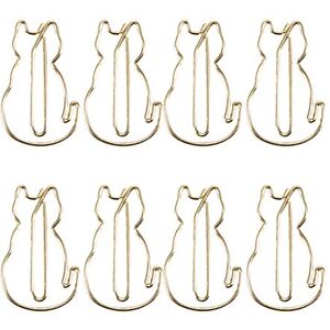 Oumefar Trombone de chat Trombone Unique en forme de chat en métal dessin animé en forme de chat trombone signet bureau étudiant - Publicité Oumefar Trombone de chat Trombone Unique en forme de chat en métal dessin animé en forme de chat trombone signet bureau étudiant - Publicité