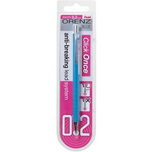 Pentel XPP502-SX 0,2 mm d'épaisseur de trait, 100% incassable sur carte blister bleu clair - Publicité Pentel XPP502-SX 0,2 mm d'épaisseur de trait, 100% incassable sur carte blister bleu clair - Publicité