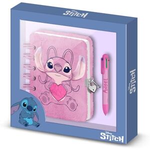 Disney Lilo et Stitch Angel Heart-Pack de Journal Plush + Stylo 6 Couleurs, Rose - Publicité Disney Lilo et Stitch Angel Heart-Pack de Journal Plush + Stylo 6 Couleurs, Rose - Publicité