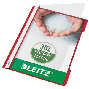 Leitz Clr Frnt 277606 Lot de 25 protège-documents semi-rigide A4 rouge - Publicité Leitz Clr Frnt 277606 Lot de 25 protège-documents semi-rigide A4 rouge - Publicité