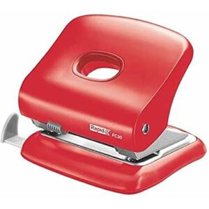 Rapid Perforateur 2 Trous FC30 Rouge Clair - Publicité Rapid Perforateur 2 Trous FC30 Rouge Clair - Publicité