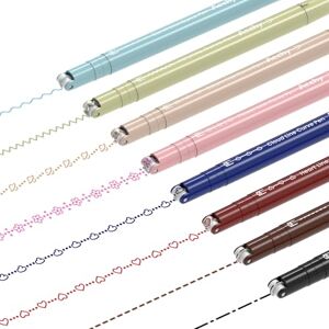 AECHY Pack de 8 surligneurs courbes pour prise de notes,avec 8 formes courbées uniques et 8 pointes fines,Idéal pour marquer, annoter et organiser vos documents à l'école,à l'université et au bureau - Publicité AECHY Pack de 8 surligneurs courbes pour prise de notes,avec 8 formes courbées uniques et 8 pointes fines,Idéal pour marquer, annoter et organiser vos documents à l'école,à l'université et au bureau - Publicité