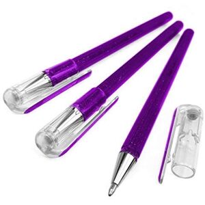 Pentel Lot de 3 stylos roller encre gel Hybrid métallisée K110 Violet / Metallic Blue - Publicité Pentel Lot de 3 stylos roller encre gel Hybrid métallisée K110 Violet / Metallic Blue - Publicité