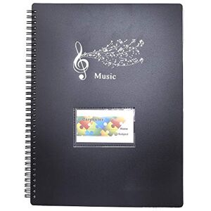 MaoXinTek Dossier de rangement pour partitions de musique Format A4 40 pochettes G Clef, Sac de rangement pour documents de stockage de papier de chanson pour musiciens - Publicité MaoXinTek Dossier de rangement pour partitions de musique Format A4 40 pochettes G Clef, Sac de rangement pour documents de stockage de papier de chanson pour musiciens - Publicité