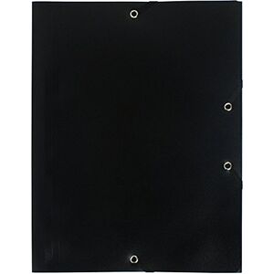 Exacompta Réf. 55901E 1 chemise à élastiques économique pochette 3 rabats en polypropylène opaque dimensions 24 x 32 cm pour documents au format A4 couleur noir - Publicité Exacompta Réf. 55901E 1 chemise à élastiques économique pochette 3 rabats en polypropylène opaque dimensions 24 x 32 cm pour documents au format A4 couleur noir - Publicité