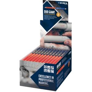 LYRA CRAYON DE MARQUAGE DUO GIANT ROUGE ET BLEU EN BOÎTE DE 100-2930103 - Publicité LYRA CRAYON DE MARQUAGE DUO GIANT ROUGE ET BLEU EN BOÎTE DE 100-2930103 - Publicité
