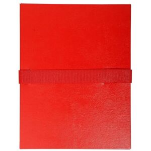 Exacompta Réf. 629E Carton de 10 chemises à dos extensible balacron 1 rabat fermeture par sangle auto-agrippante/scratch dimensions 24 x 32 cm pour documents au format A4 couleur rouge - Publicité Exacompta Réf. 629E Carton de 10 chemises à dos extensible balacron 1 rabat fermeture par sangle auto-agrippante/scratch dimensions 24 x 32 cm pour documents au format A4 couleur rouge - Publicité
