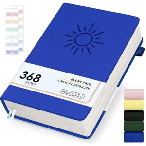 Pcuntslo A5 Carnet de Notes Relié Journal Intime Adulte 368 Pages avec Onglets Autocollants, Cahier à Couverture Rigide pour L'éCriture, Le Bureau et L'éCole Notebook 14.5 X 21cm (Bleu) - Publicité Pcuntslo A5 Carnet de Notes Relié Journal Intime Adulte 368 Pages avec Onglets Autocollants, Cahier à Couverture Rigide pour L'éCriture, Le Bureau et L'éCole Notebook 14.5 X 21cm (Bleu) - Publicité