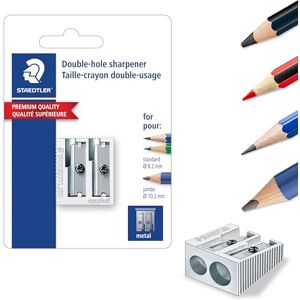 Staedtler 510 20 Blister 1 Taille-Crayon Métal 2 Usages - Publicité Staedtler 510 20 Blister 1 Taille-Crayon Métal 2 Usages - Publicité