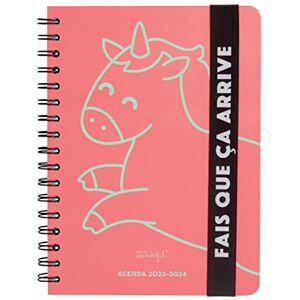 Mr. Wonderful Mr.Wonderful Agenda Teen 2023-2024 Semainier Rose Fais que ça arrive - Publicité Mr. Wonderful Mr.Wonderful Agenda Teen 2023-2024 Semainier Rose Fais que ça arrive - Publicité