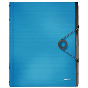 Leitz 45691030 Carpeta clasificador SOLID PP 6 separadores DIN A4 color azul - Publicité Leitz 45691030 Carpeta clasificador SOLID PP 6 separadores DIN A4 color azul - Publicité