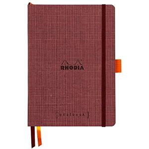 Rhodia 120035C Carnet Souple Goalbook A5 14,8 x 21 cm Pointillés Dot 240 p 2 Rubans Marque-Page et Fermeture Elastique Couverture Simili Cuir Collection Orange Botanique - Publicité Rhodia 120035C Carnet Souple Goalbook A5 14,8 x 21 cm Pointillés Dot 240 p 2 Rubans Marque-Page et Fermeture Elastique Couverture Simili Cuir Collection Orange Botanique - Publicité