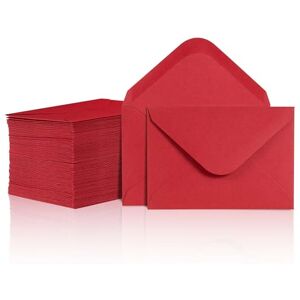 MATICAN Lot de 100 mini enveloppes en papier rouge pour cartes de visite, petites pochettes en vrac pour petites cartes de notes, 10,2 x 7,8 cm - Publicité MATICAN Lot de 100 mini enveloppes en papier rouge pour cartes de visite, petites pochettes en vrac pour petites cartes de notes, 10,2 x 7,8 cm - Publicité
