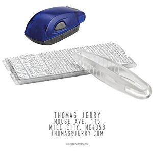 COLOP Stamp Mouse 20 Set, tampon à composer soi-même, y compris jeu de caractères et pincette - Publicité COLOP Stamp Mouse 20 Set, tampon à composer soi-même, y compris jeu de caractères et pincette - Publicité