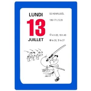 Oberthur 1 Bloc Calendrier à Effeuiller Ephémérides Humoristique Janvier 2026 à Décembre 2026 Dimension 9.2 x 6.3 cm Boitier Couleur Bleu - Publicité Oberthur 1 Bloc Calendrier à Effeuiller Ephémérides Humoristique Janvier 2026 à Décembre 2026 Dimension 9.2 x 6.3 cm Boitier Couleur Bleu - Publicité