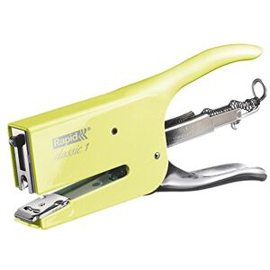 Rapid Classic K1+ Pince Agrafeuse 50 feuilles Agrafage et Épinglage Acier Robuste Agrafes n°26 (26/6 et 26/8+) Bureau, Maison, Commerce, Bricolage Certifiée ClimatePartner Jaune 5000499 - Publicité Rapid Classic K1+ Pince Agrafeuse 50 feuilles Agrafage et Épinglage Acier Robuste Agrafes n°26 (26/6 et 26/8+) Bureau, Maison, Commerce, Bricolage Certifiée ClimatePartner Jaune 5000499 - Publicité