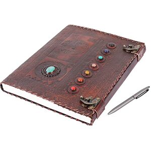 OVERDOSE Tree With 8 Stones Vintage Leather Journal Handmade Antique Diary For Men Women Journal Sketchbook Drawing Size 10 X 13 Inch 25 X 33 Cm - Publicité OVERDOSE Tree With 8 Stones Vintage Leather Journal Handmade Antique Diary For Men Women Journal Sketchbook Drawing Size 10 X 13 Inch 25 X 33 Cm - Publicité