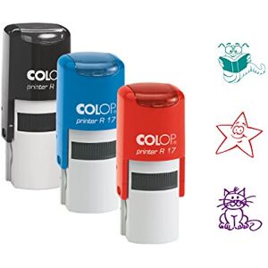 COLOP Série de Tampon Motivational Stamp tampon d'école : 3 tampon 3 motifs 3 couleurs - Publicité COLOP Série de Tampon Motivational Stamp tampon d'école : 3 tampon 3 motifs 3 couleurs - Publicité
