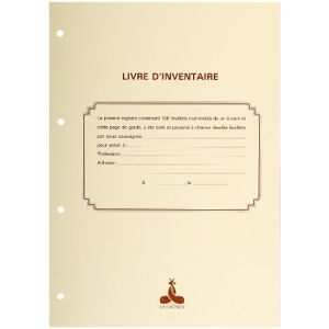 Le Dauphin Reliure spécialisée Livre d'inventaire et Livre journal 100 + 50 feuillets Blanc - Publicité Le Dauphin Reliure spécialisée Livre d'inventaire et Livre journal 100 + 50 feuillets Blanc - Publicité