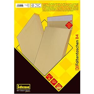 Idena 12154 Lot de 25 enveloppes à soufflet B4 avec patte autocollante de 4 cm Marron - Publicité Idena 12154 Lot de 25 enveloppes à soufflet B4 avec patte autocollante de 4 cm Marron - Publicité