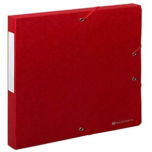 Exacompta Réf. 50705E 1 boite de classement avec élastiques Scotten en carte lustrée gaufrée 600g/m2 dos 2,5 cm dimensions 25 x 33 cm pour documents A4 couleur rouge livrée montée - Publicité Exacompta Réf. 50705E 1 boite de classement avec élastiques Scotten en carte lustrée gaufrée 600g/m2 dos 2,5 cm dimensions 25 x 33 cm pour documents A4 couleur rouge livrée montée - Publicité