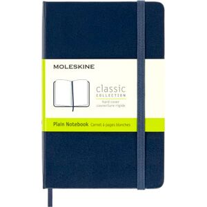 Moleskine Carnet classique Format de poche Pages blanches Couverture rigide saphir - Publicité Moleskine Carnet classique Format de poche Pages blanches Couverture rigide saphir - Publicité