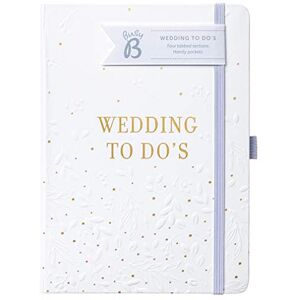 Busy B 1345 Livre mariage To Do Organisateur de Mariage en Format A5 Blanc et Or - Publicité Busy B 1345 Livre mariage To Do Organisateur de Mariage en Format A5 Blanc et Or - Publicité